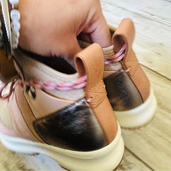 anthropologie See By Chloé Casey pink High Top Platform Hiker Sneakers sz 37 - Picture 6 of 13